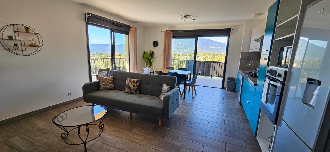 T3 Le Myrte Vue Mer & Montagne Idealement Situe Propriano  Exterior foto